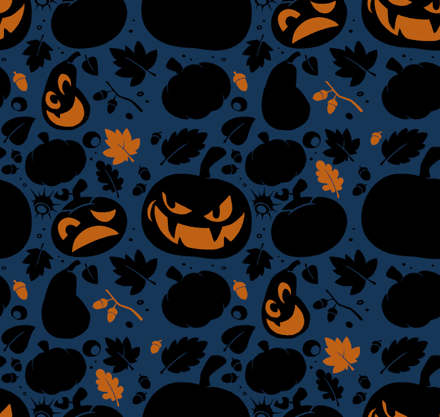 pumpkins blue